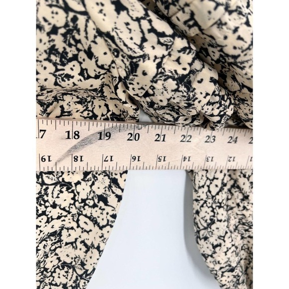 Free People All Tucks Printed Bodysuit Balloon Sleeve Floral Print Women's XS - Picture 7 of 12